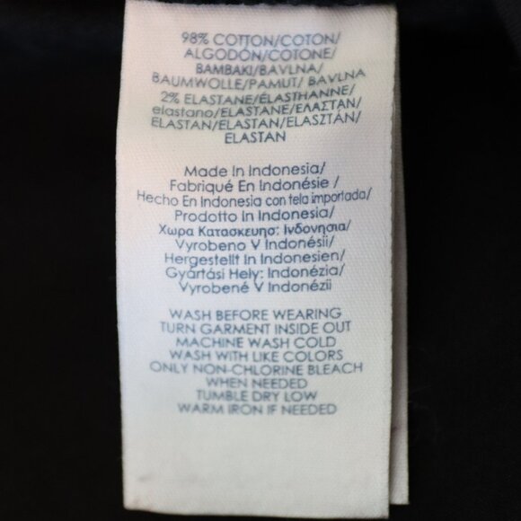 Chaps Denim 5 pocket black corduroy pants Size 4 classic casual office - Picture 4 of 13